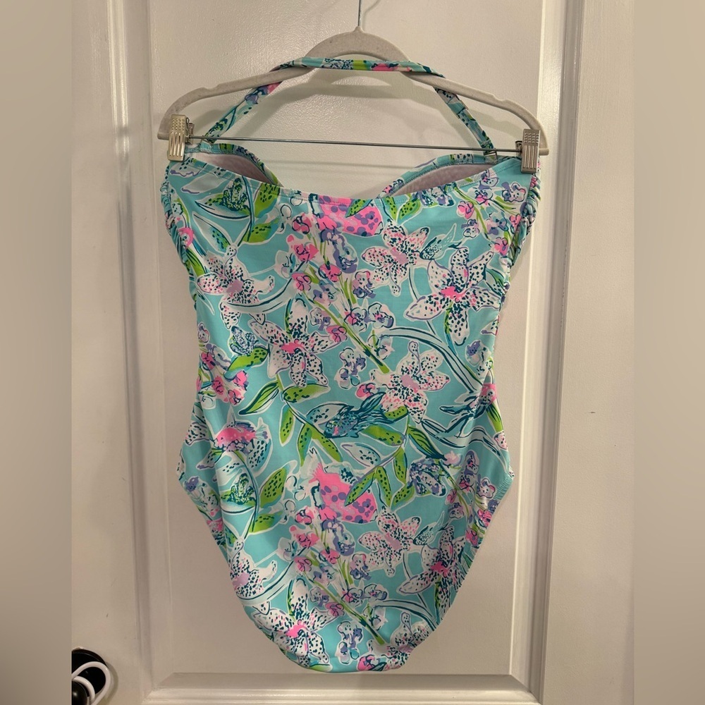 Lilly Pulitzer Flamenco One Piece Swimsuit Sway This Way Removable Strap 14 - Picture 5 of 13